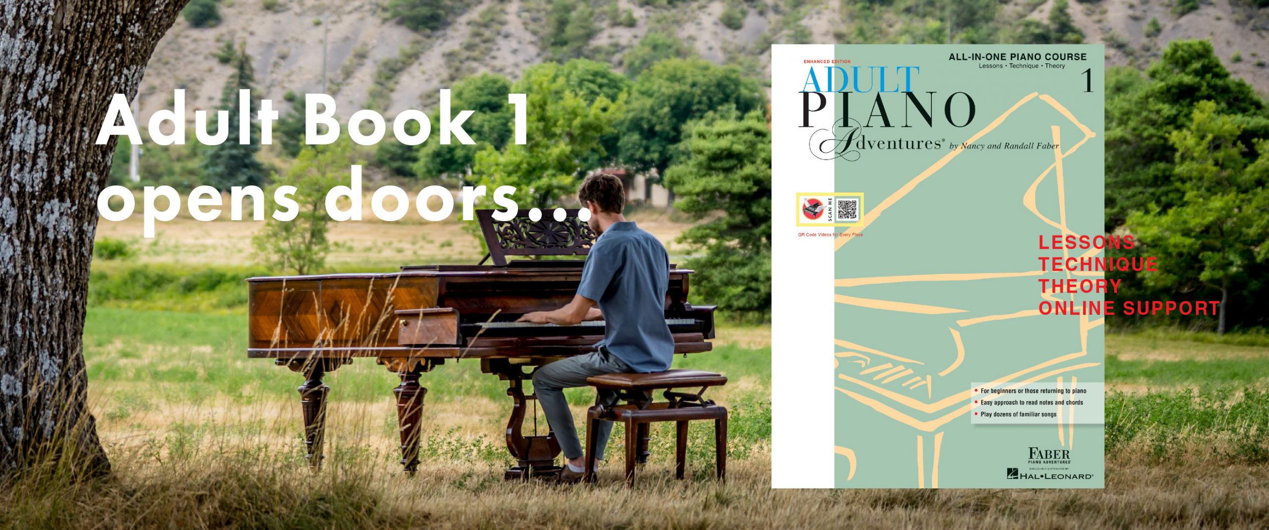 Adult Piano Adventures All-in-One Course Book 1 - Faber Piano Adventures