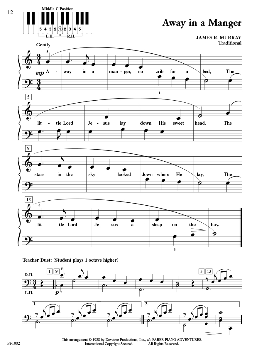PlayTime Piano Christmas Level 1 – Faith & Life