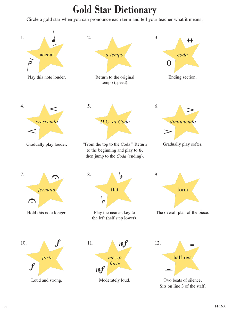 Faber Piano Adventures Gold Star Performance Book Level 1