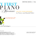 My First Piano Adventure® Writing Book A